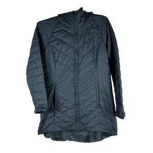 The North Face Womens Large Reversible Coat Insulated— Navy Blue
